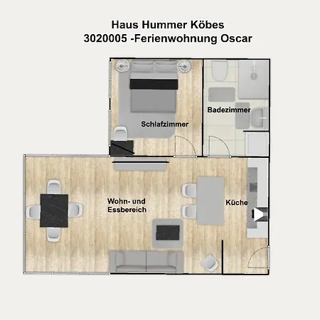 Haus Hummer Koebes Oscar Apartment